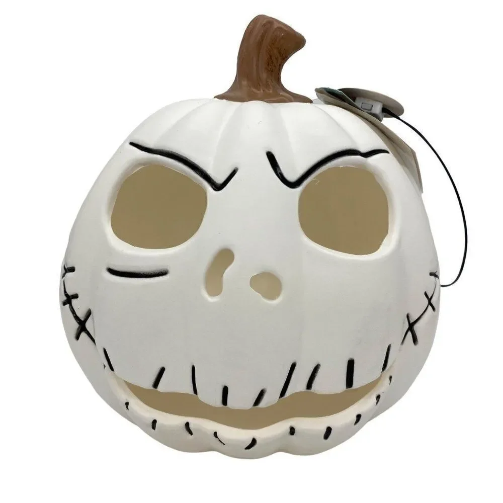 Disney Nightmare Before Christmas Jack Skellington Light Up Blow Mold Pumpkin